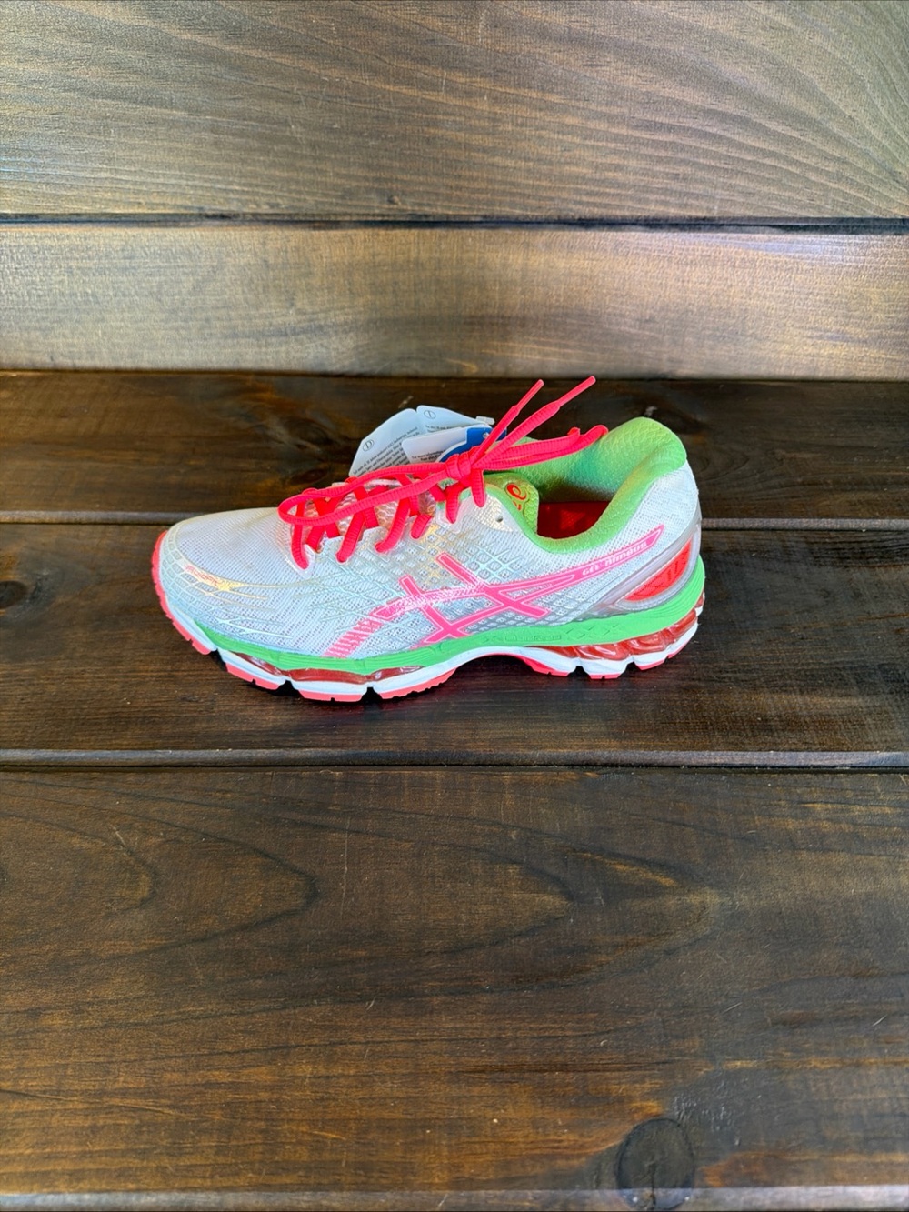 NEW ASICS Gel-Nimbus 17 Multicolor Sneakers Running Shoes Women Size 8.5 - Picture 10 of 12